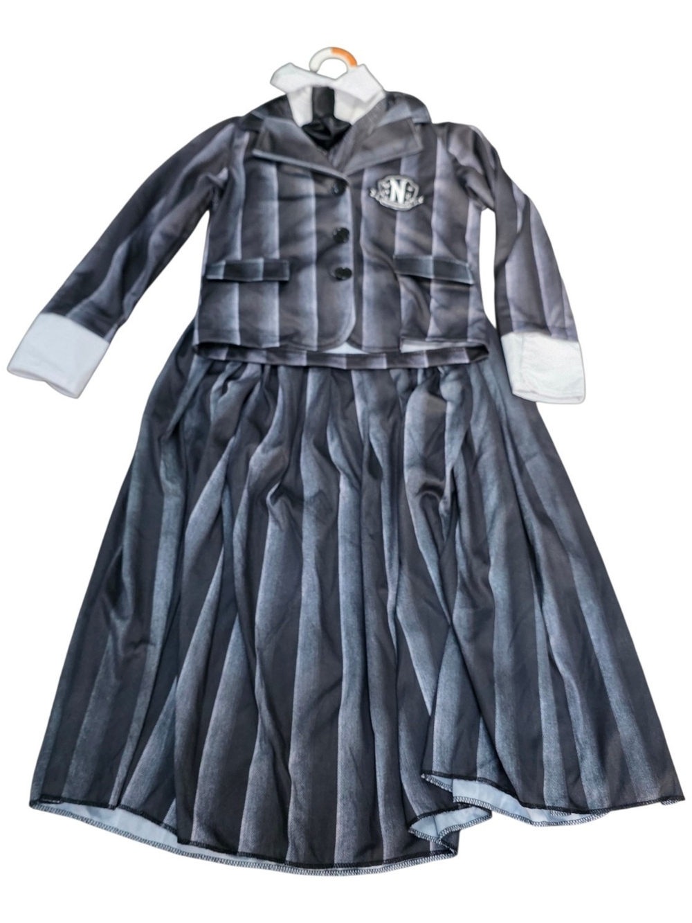 Nwot Wednesday Addams School Costume Size Small (5-7 Yrs Old )